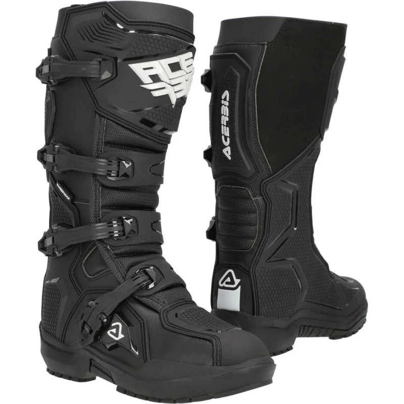 Acerbis ARTIGLIO Waterproof Motocross Enduro Boots Black Miglior Prezzo
