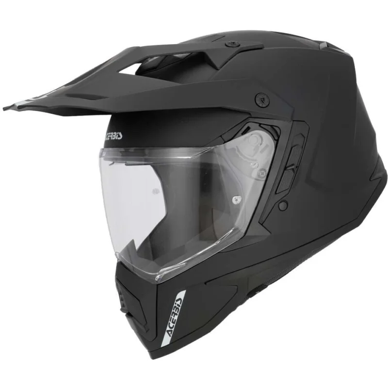 Acerbis Assault Mono Adventure Motorcycle Helmet Black Matt Novità