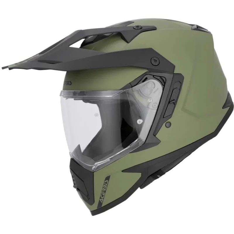 Ordina Subito Acerbis Assault Mono Adventure Motorcycle Helmet Military Green