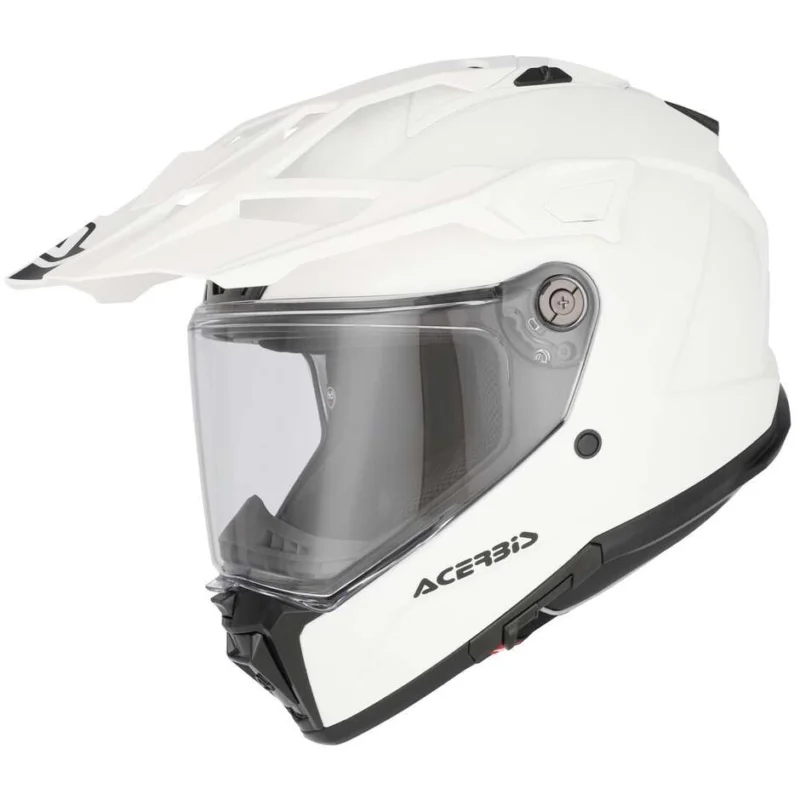 Acerbis Attack Mono Adventure Motorcycle Helmet White Offerta Del Giorno