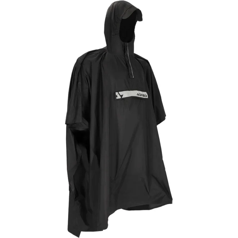 ACERBIS Black Rain Cover Poncho Nuovo Arrivo
