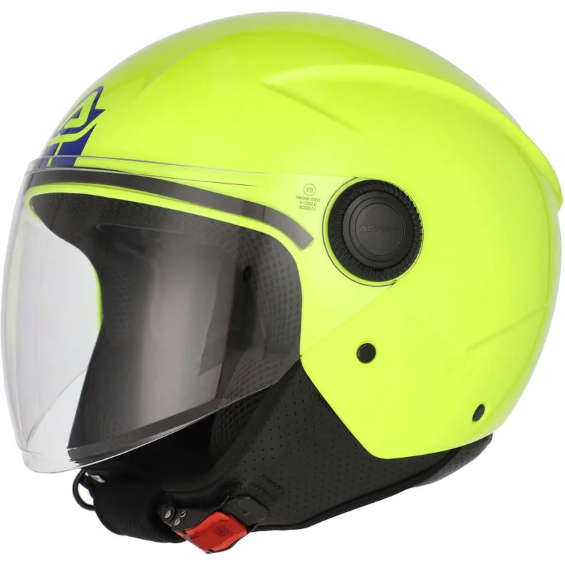 ACERBIS BREZZA Jet Motorcycle Helmet, Fluorescent Yellow Ordina Subito