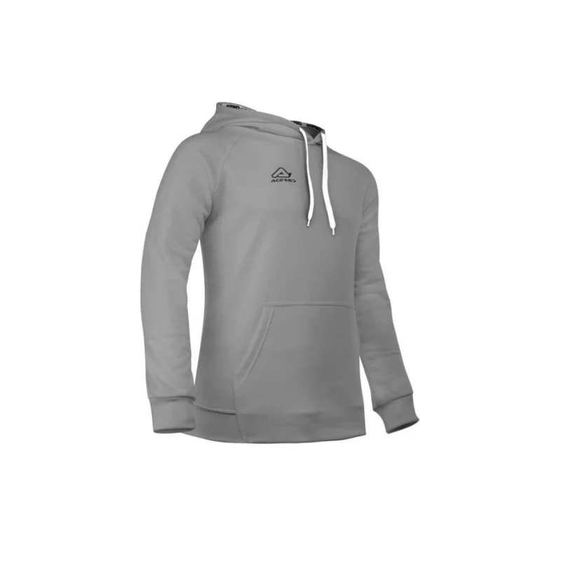 Acerbis Casual Hooded Sweatshirt EASY Gray Melange Popolare