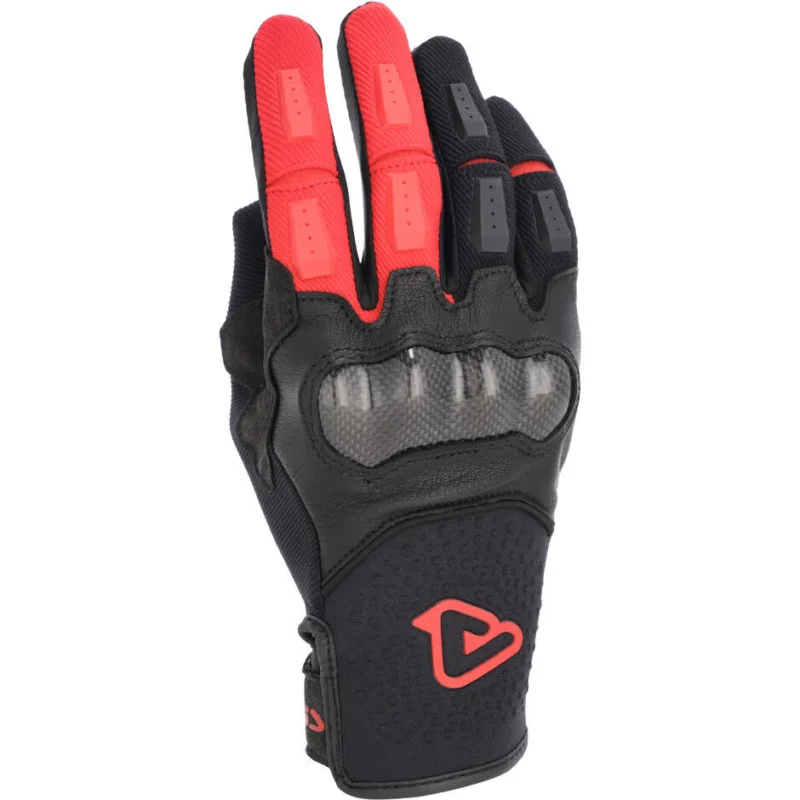 Compra Online Acerbis CE Carbon G 5.0 Motorcycle Gloves Black Red