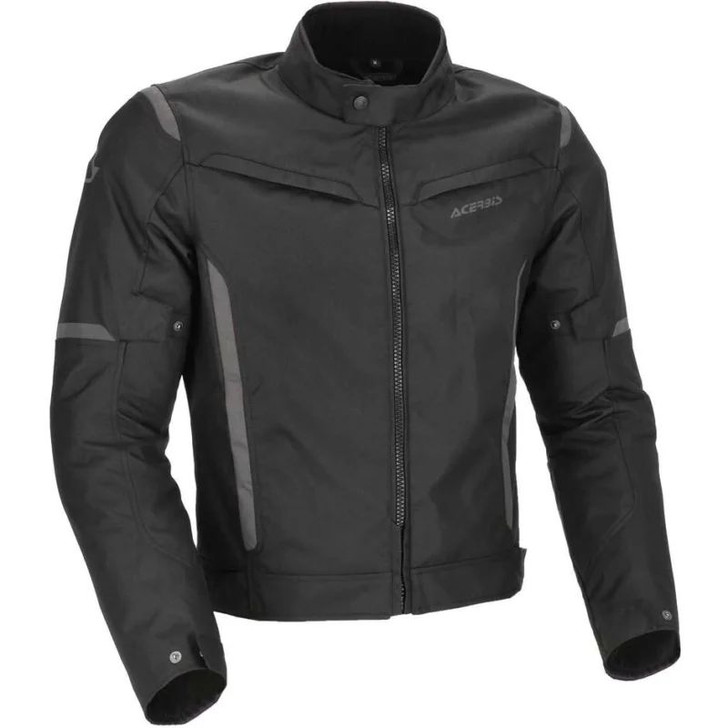 Acerbis CE-MAT 2.0 Motorcycle Jacket Black Grey Reso Gratuito