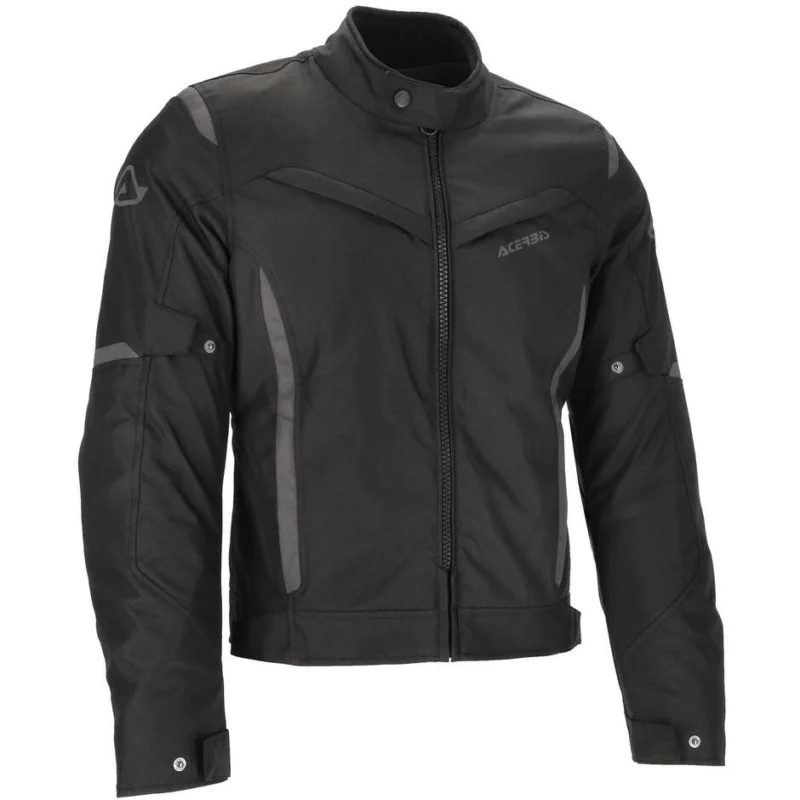 Acerbis CE-MAT 2.0 Women's Motorcycle Jacket Black Grey Prezzo Ridotto