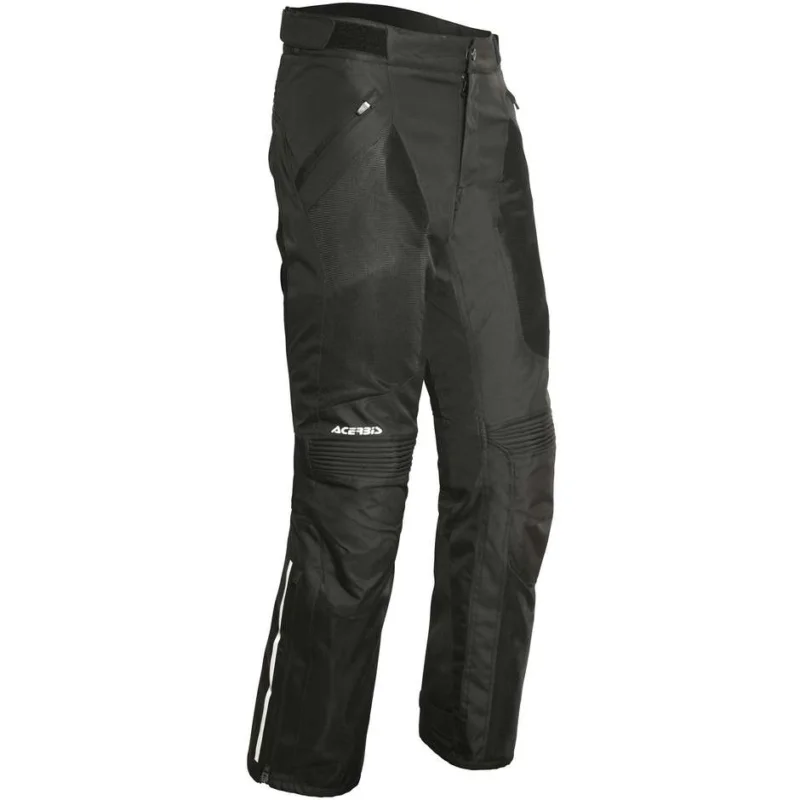 Acerbis CE RAMSEY VENTED Black Perforated Fabric Motorcycle Pants Must-Have
