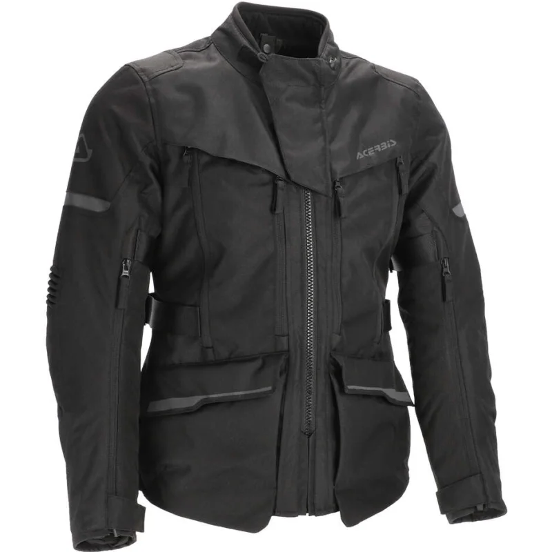 Acerbis CE X-ROVER Women's Motorcycle Jacket Black Pagamento Sicuro