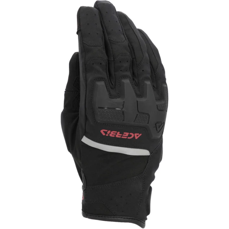 Acerbis CE X-Street WP Motorcycle Gloves Black Red Direttamente Dal Produttore