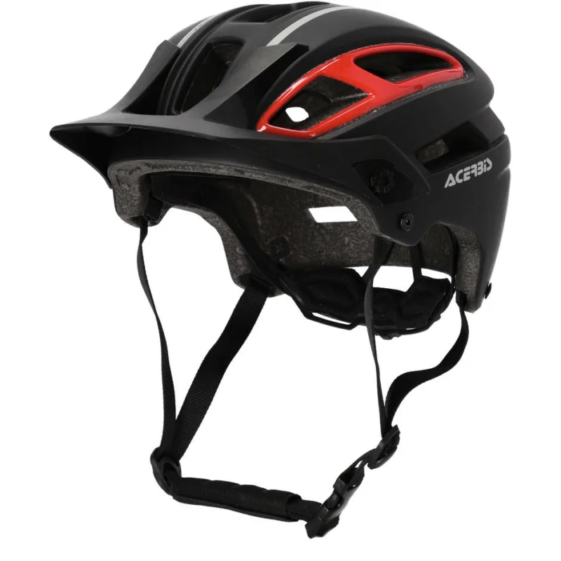 Miglior Prezzo Acerbis DOUBLEP Black Red MTB Bike Helmet