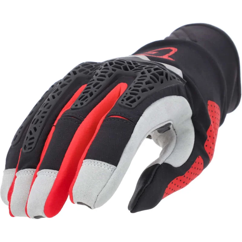 Nuova Collezione Acerbis ENDURO PRO Motorcycle Gloves Black Red