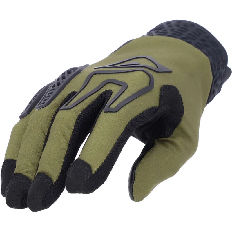 Acerbis ENDURO RACE Military Green Cross Enduro Motorcycle Gloves Offerta