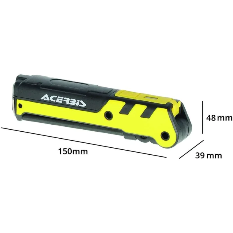 Offerta Acerbis FLAME WORK LIGHT Mechanic Lamp Black Yellow