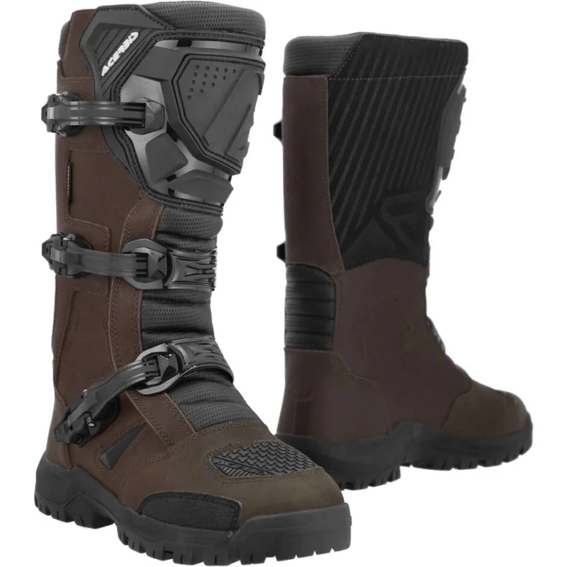 Acerbis Galibier WP Brown Motorcycle Adventure Boots Ordina Subito