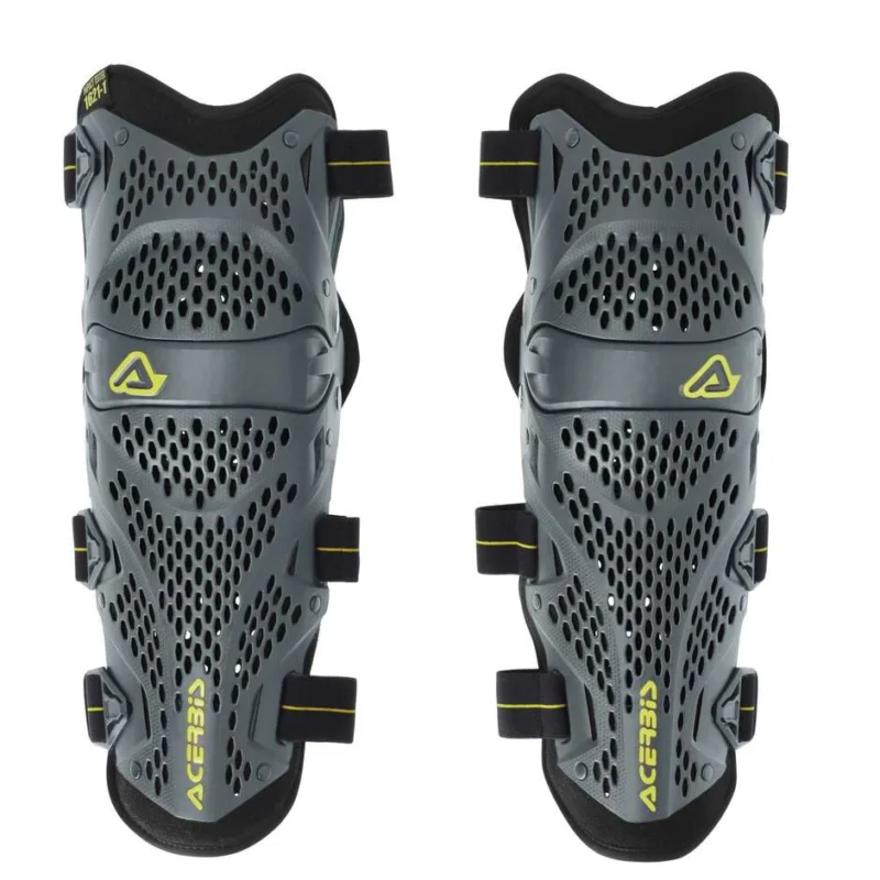 Acerbis Impact Knee Brace for Cross Enduro Motorcycles, Grey Nuova Collezione