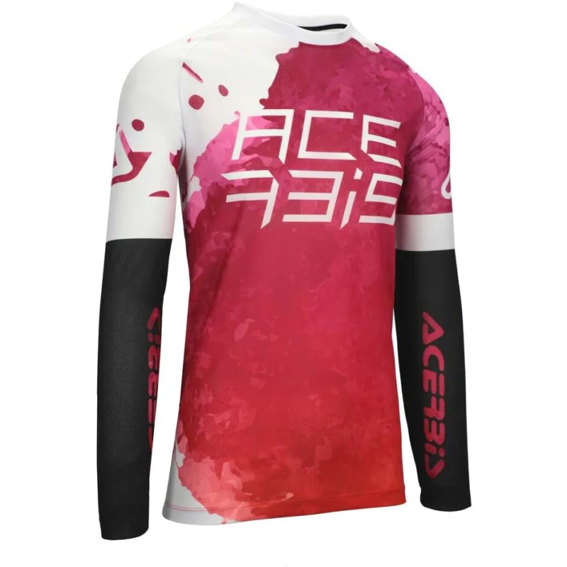 Ordina Subito ACERBIS J-WINDY VENT WATERMARK Motocross Enduro Jersey Purple White