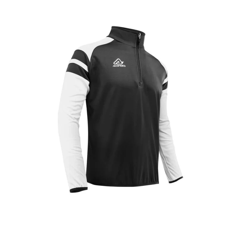 Promo Stagionale Acerbis KEMARI Half Zip Training Sweatshirt Black White