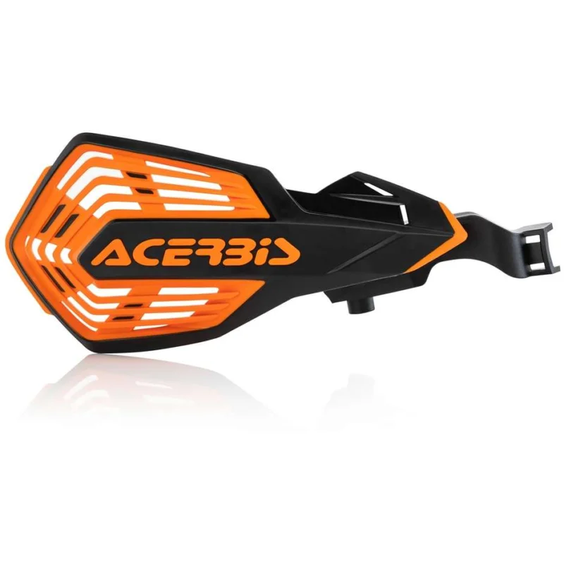 A Buon Prezzo Acerbis K-FUTURE Vented Handguards Black Orange Specific for Various Models