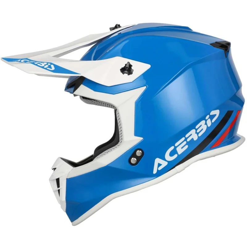 Acerbis LINEAR 2206 Blue Motocross Helmet Spedizione Espresso