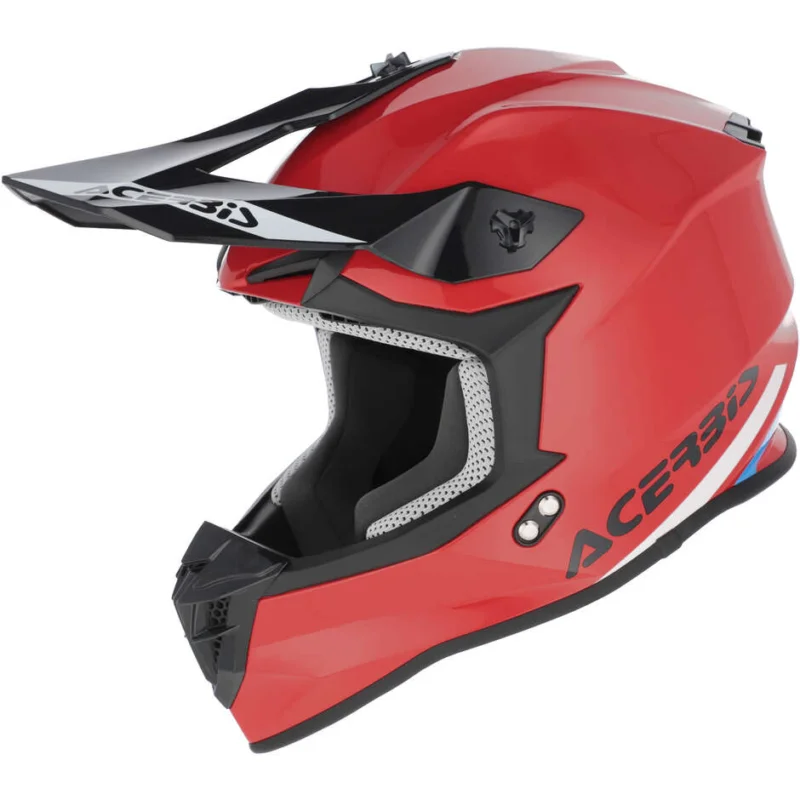 Promozione Acerbis LINEAR 2206 Red Motocross Helmet