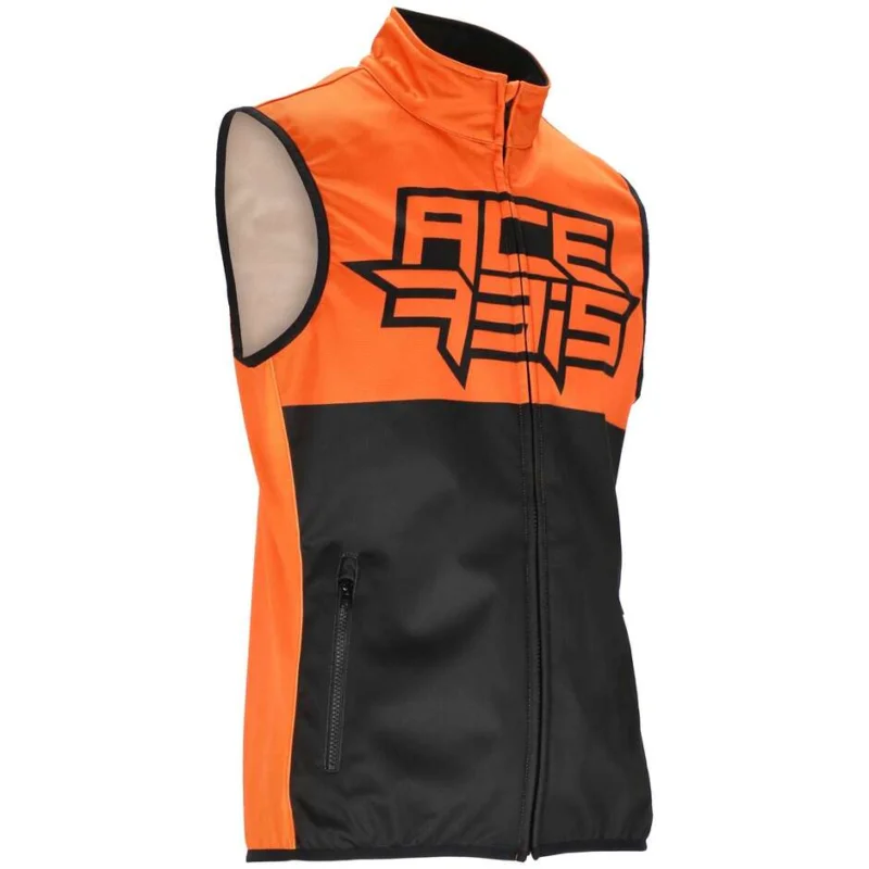 Compra Oggi Stesso Acerbis LINEAR Off Road Softshell Motorcycle Vest Black Orange