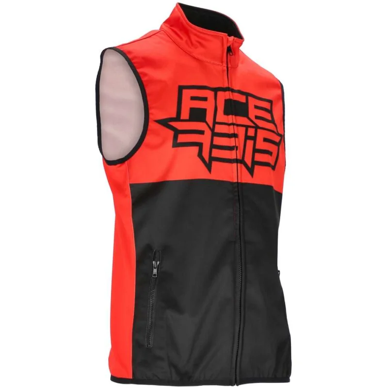 Quantità Limitata Acerbis LINEAR Off Road Softshell Motorcycle Vest Black Red