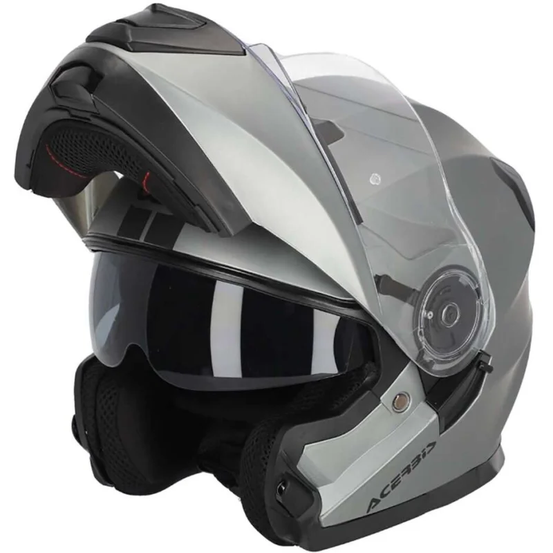 Acerbis Modular Motorcycle Helmet Double Visor SEREL 22.06 Gray Sconto