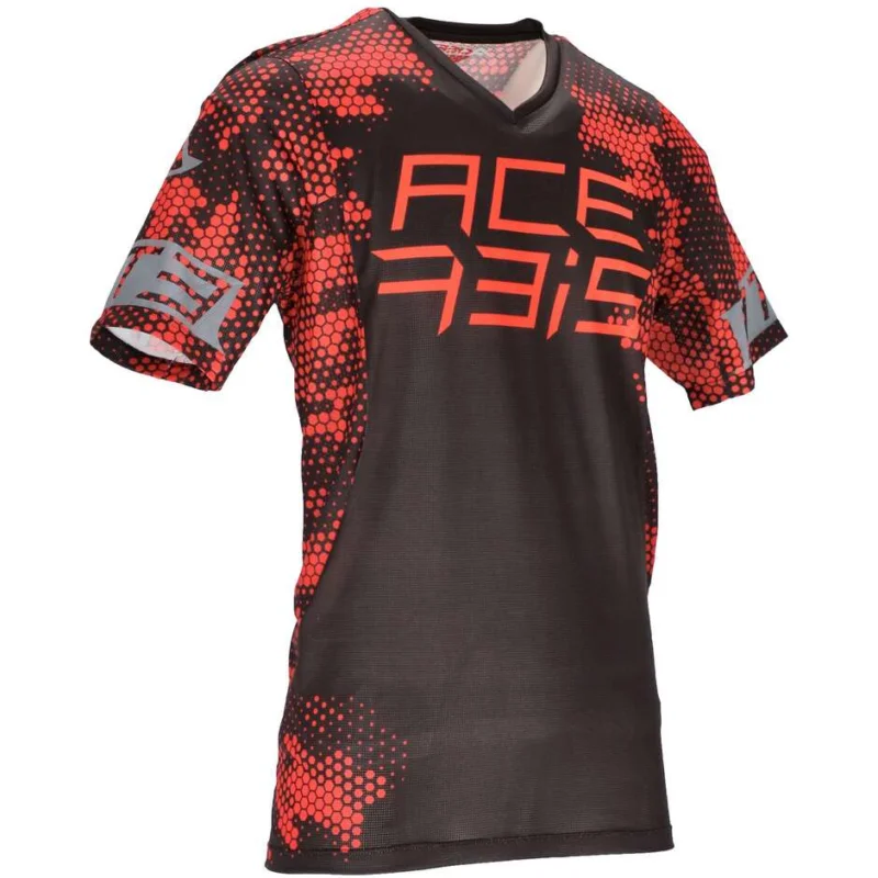 Miglior Prezzo Acerbis Mtb Motorcycle Jersey DRAKARIS Model Black Red