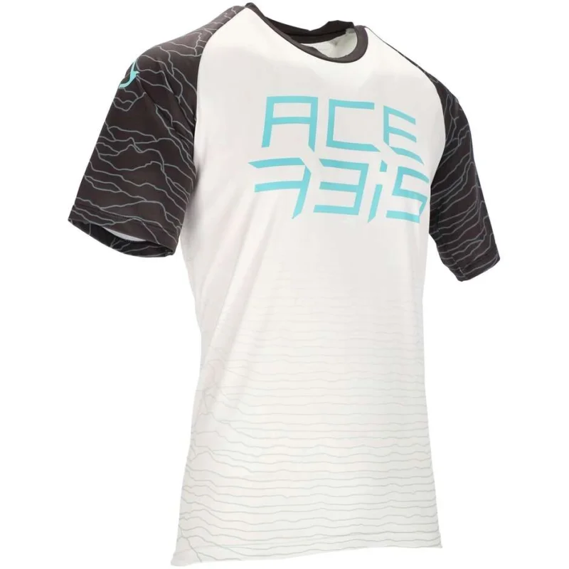 Must-Have Acerbis Mtb Motorcycle Jersey Model FLEX HALO Black White