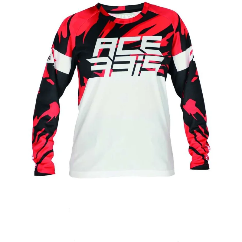Offerta Acerbis MX-J KID FOUR MTB Child Motorcycle Jersey White Red