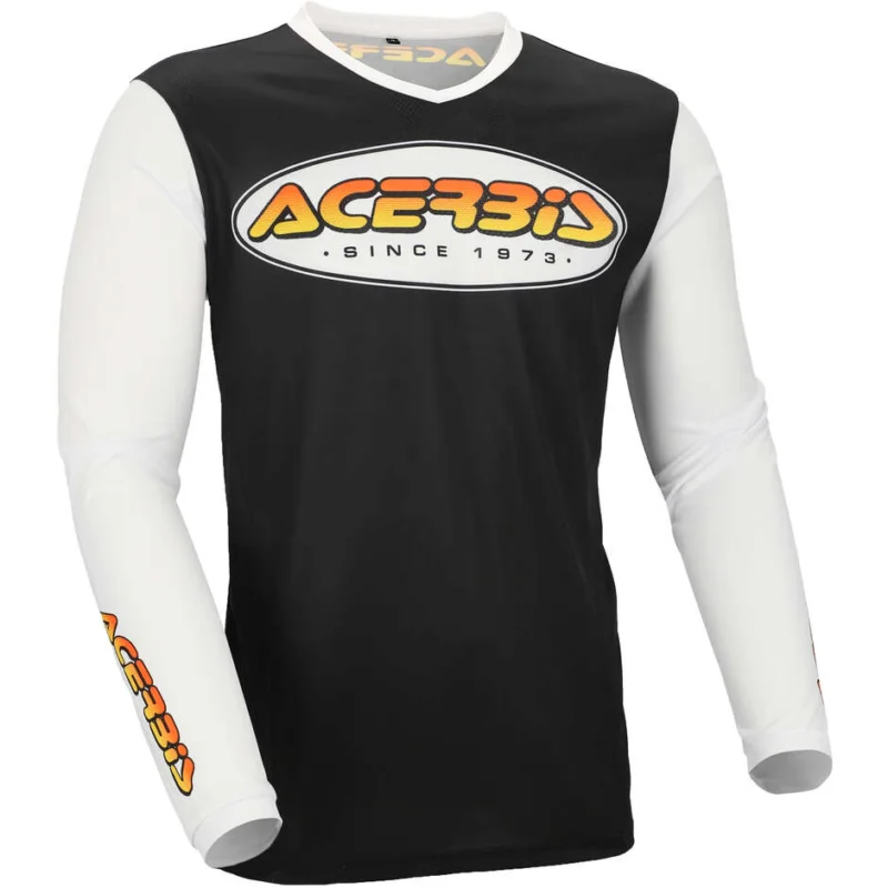 ACERBIS MX J-TRACK INC 2.0 Motocross Enduro Jersey Black 2 Non Perdere