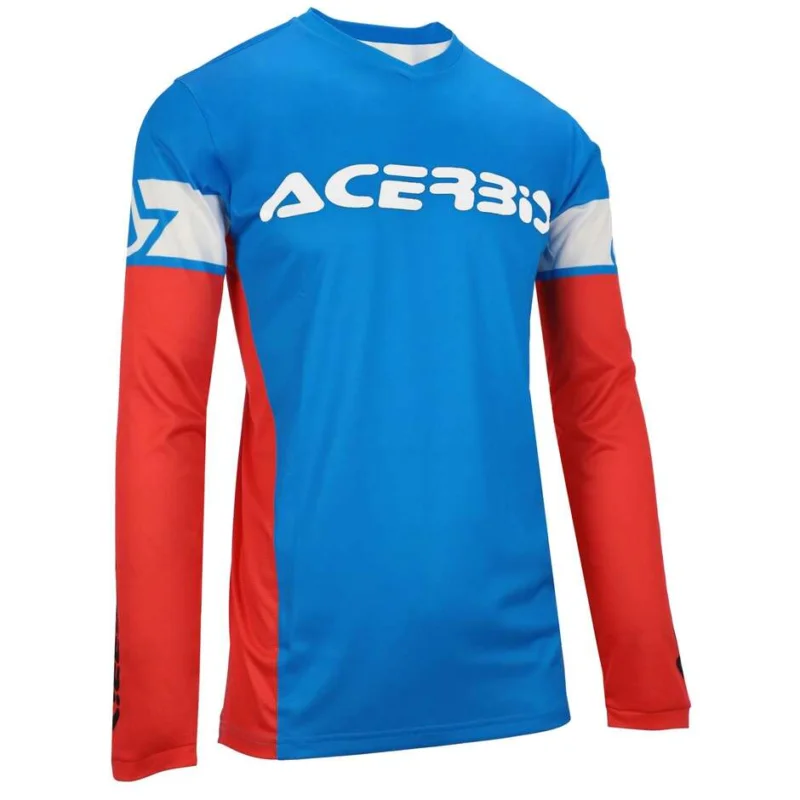 ACERBIS MX J-TRACK INC 2.0 Motocross Enduro Jersey Blue Red Compra Adesso
