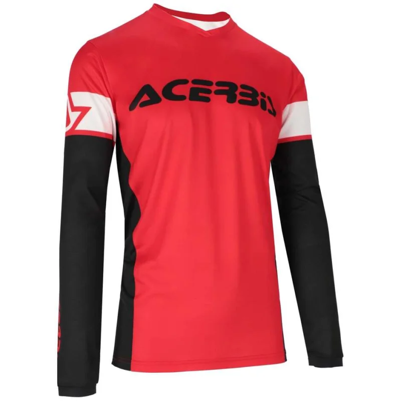 Prezzo Ridotto ACERBIS MX J-TRACK INC 2.0 Motocross Enduro Jersey Red Black