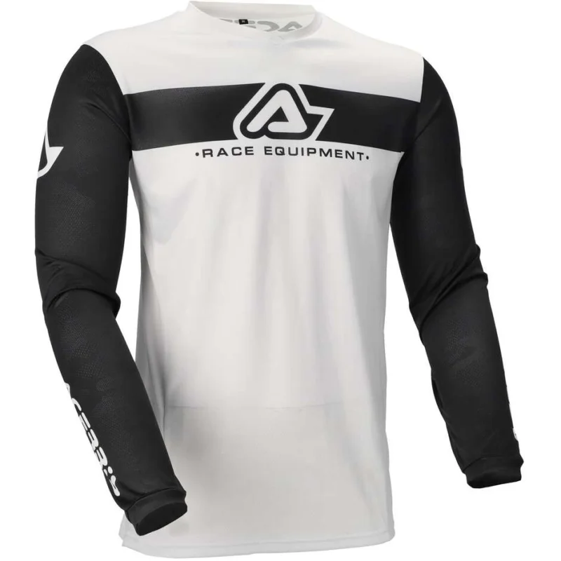 Spedito Oggi ACERBIS MX J-TRACK INC 2.0 Motocross Enduro Jersey White