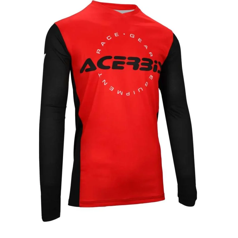 ACERBIS MX J-TRACK INC. MotoCross Enduro Jersey Red-black Solo Oggi