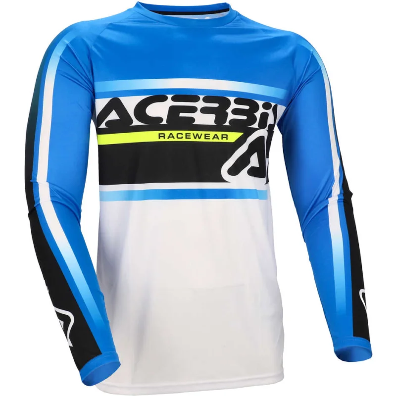 Acerbis MX LINEAR KID Blue White Motocross Jersey Compra Oggi Stesso