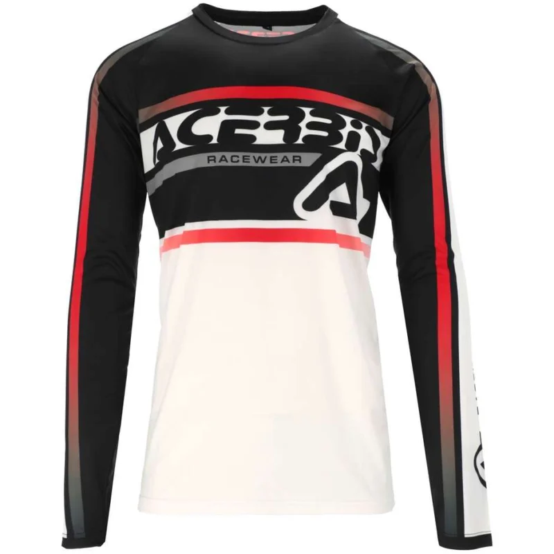 Quantità Limitata ACERBIS MX LINEAR LUGO Motocross Enduro Jersey White Black