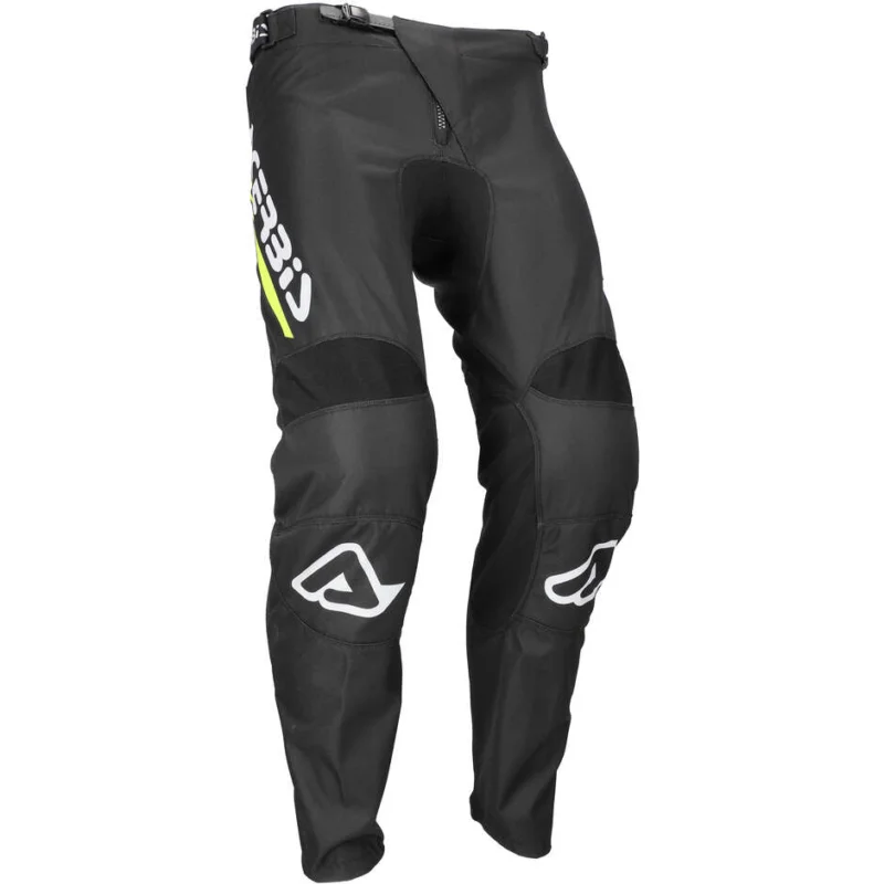 Occasione Imperdibile ACERBIS MX LINEAR LUGO Motocross Enduro Pants Black Yellow