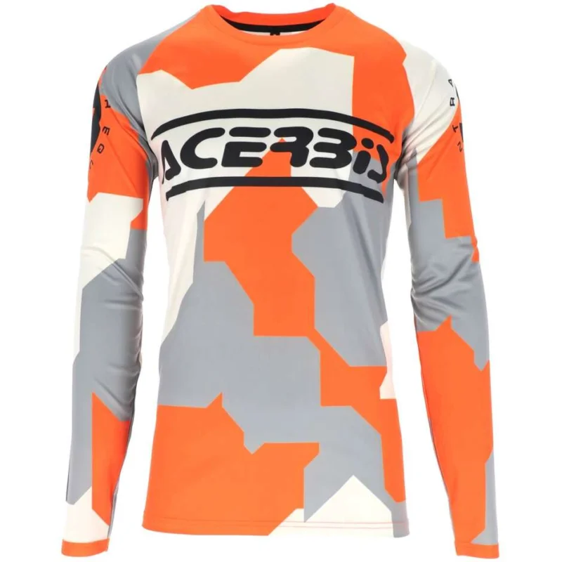 Popolare ACERBIS MX LINEAR SUMBAWA Motocross Enduro Jersey Orange Grey