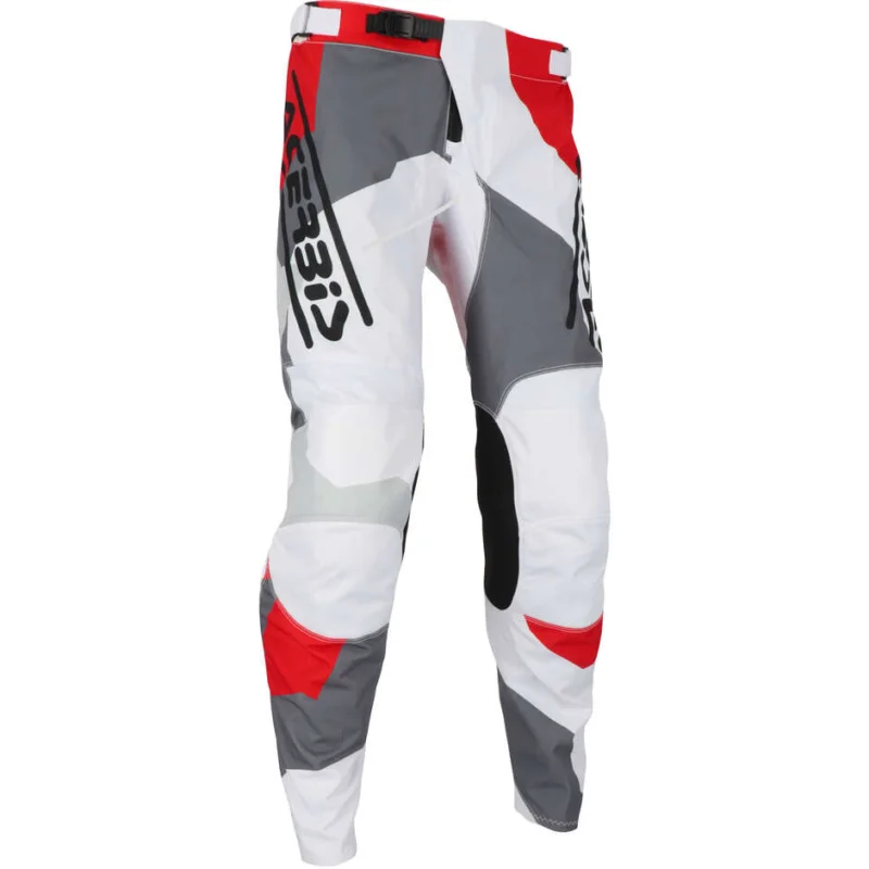 Prezzo Ridotto ACERBIS MX LINEAR SUMBAWA Motocross Enduro Pants White Grey Red