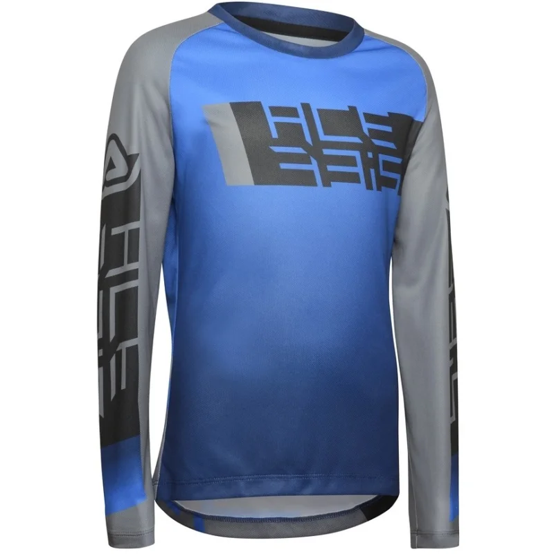 Acerbis MX OUTRUN KID Moto Cross Enduro Jersey Blue Gray Saldi