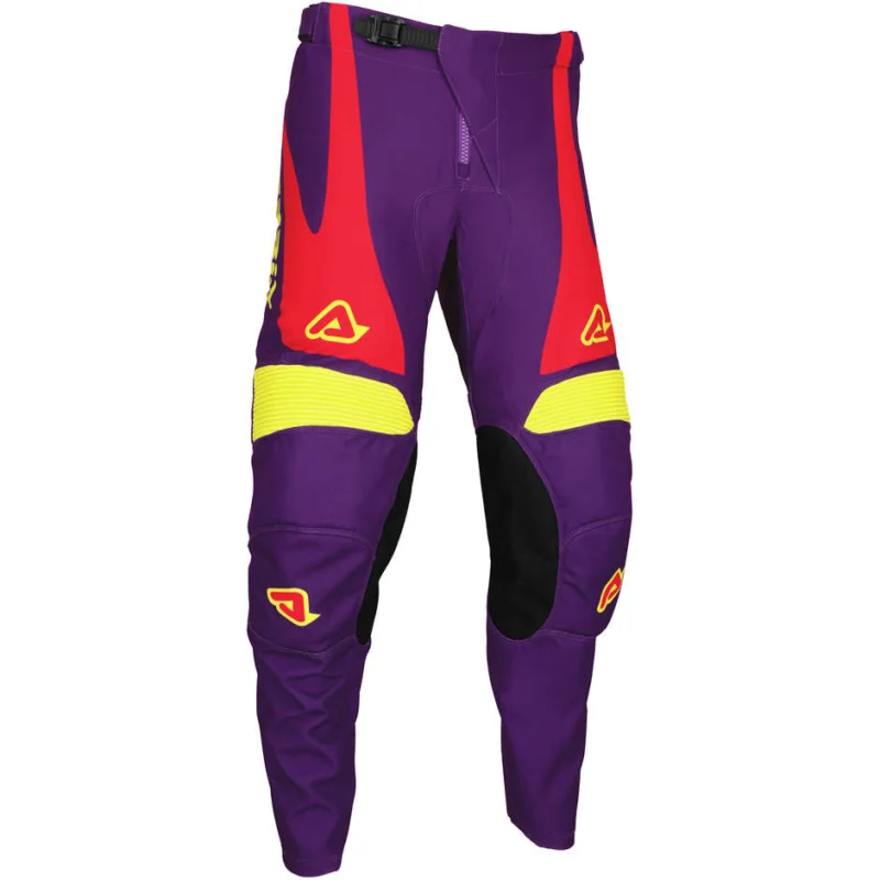 Acerbis MX TRACK ASKAR Purple Red Cross Enduro Motorcycle Pants Economico