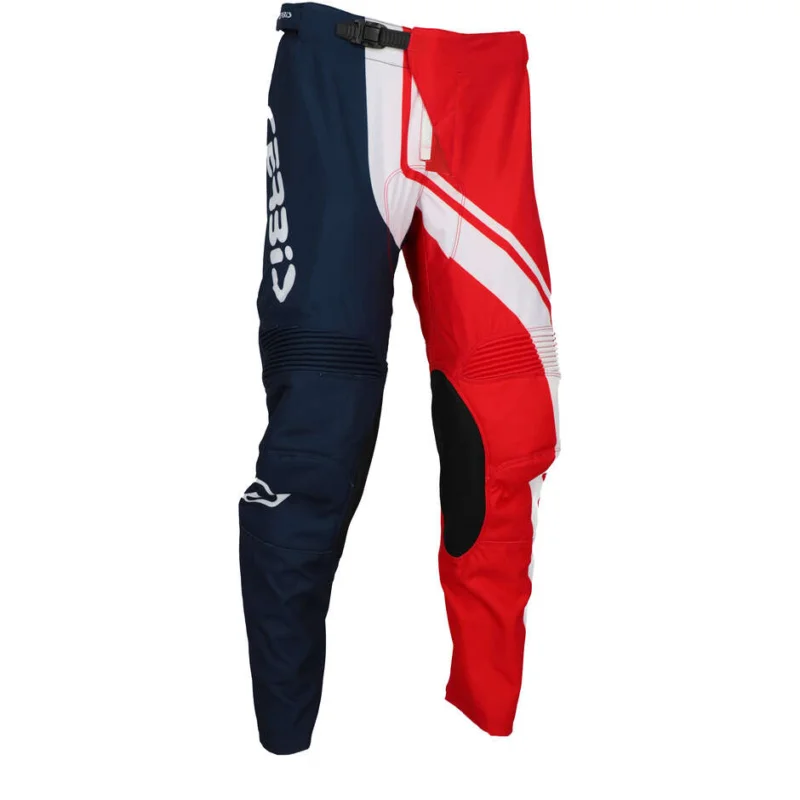 Di Tendenza Acerbis MX TRACK CONNECTION Red Blue Cross Enduro Motorcycle Pants