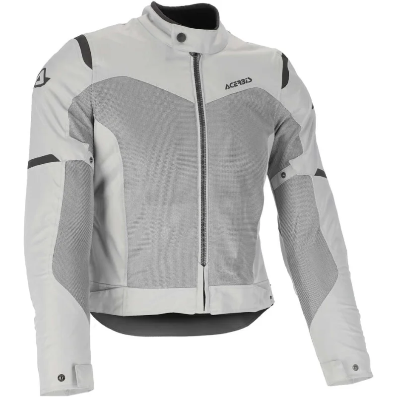 Spedizione Espresso Acerbis New RAMSEY LADY My Vented 2.0 Summer Fabric Women's Motorcycle Jacket Grey