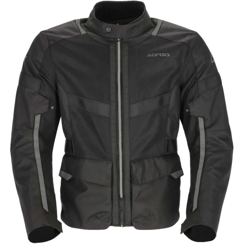 Promozione Acerbis New RAMSEY LONG CE Perforated Summer Motorcycle Jacket Black