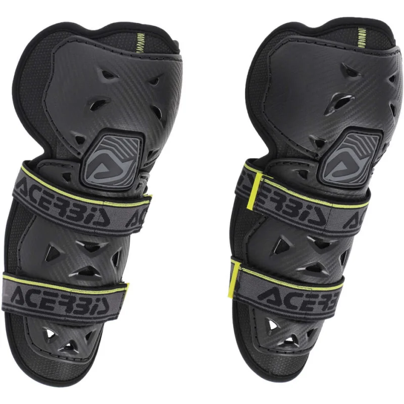 Acquista Ora Acerbis Profile 2.0 Junior Motocross Enduro Knee Pads for Kids Black and Yellow
