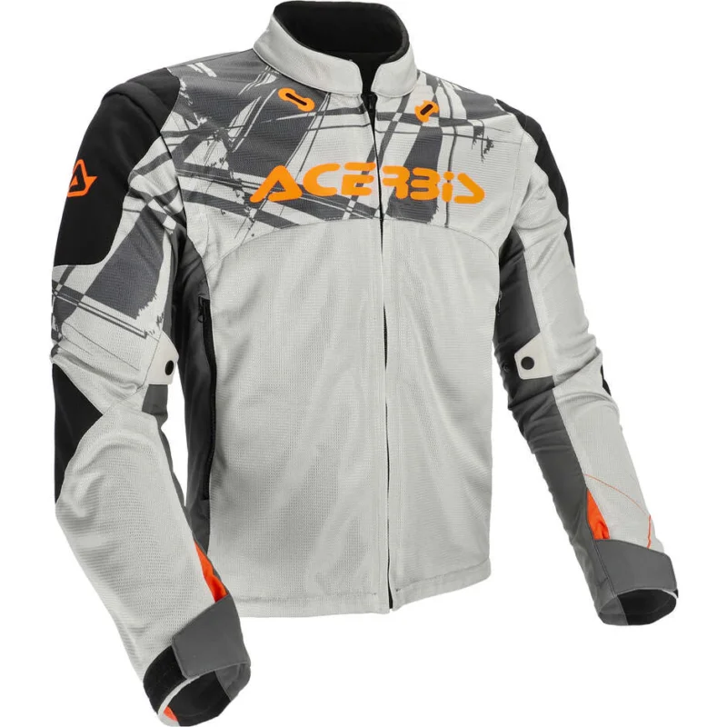Compra Adesso Acerbis Rally Mesh Cross Enduro Motorcycle Jacket Grey Black