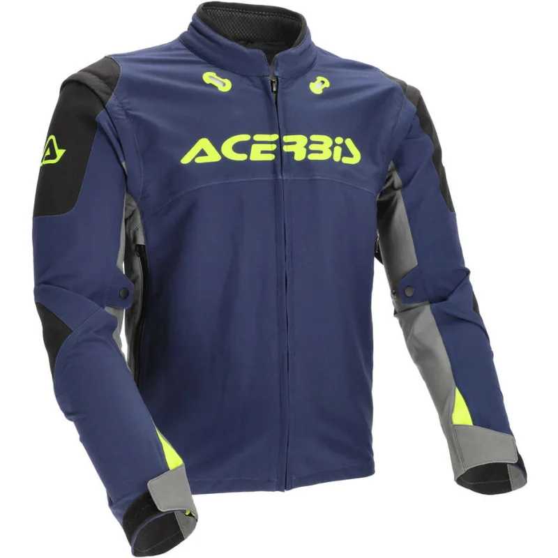 Acerbis Rally Race Cross Enduro Motorcycle Jacket Blue Yellow Esclusivo