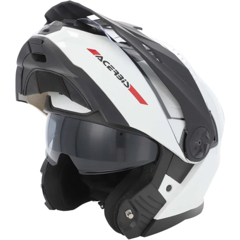 Acerbis Rider P/J Mono White Modular Motorcycle Helmet Prezzo Ridotto