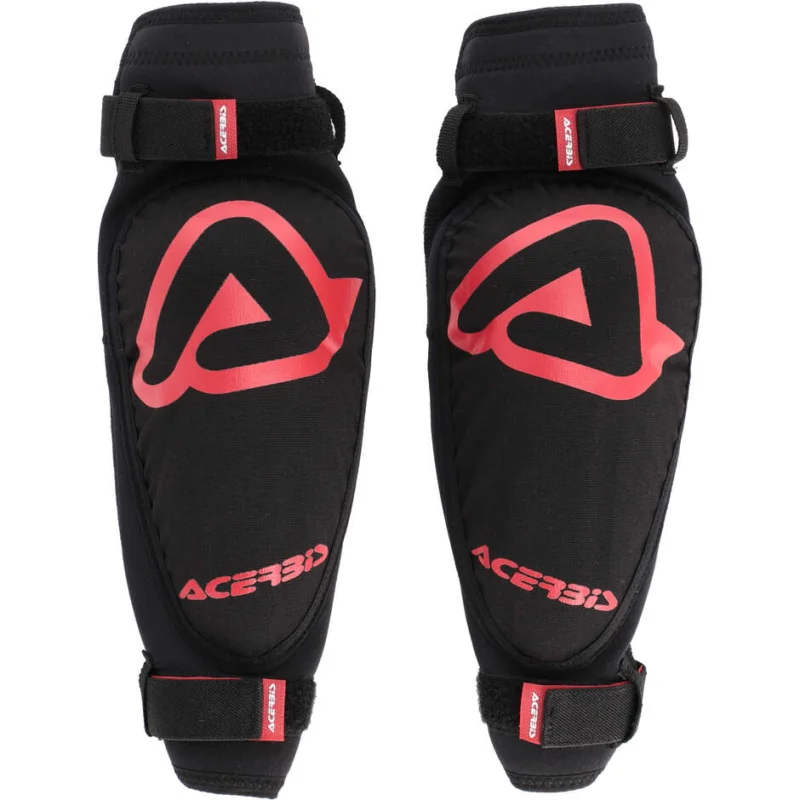 Acerbis Soft Elbow Guards for Kids, Red Quantità Limitata